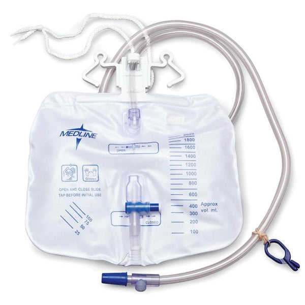 Medline Urinary Drain Bags 1/EA 2000Ml DYND15203