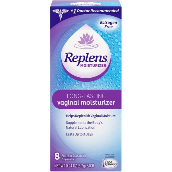 Replens Long-Lasting Vaginal Moisturizer, with single-use applicator