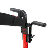 Drive Medical Nitro Duet Dual Función Transporte silla de ruedas y caminante rodante, rojo