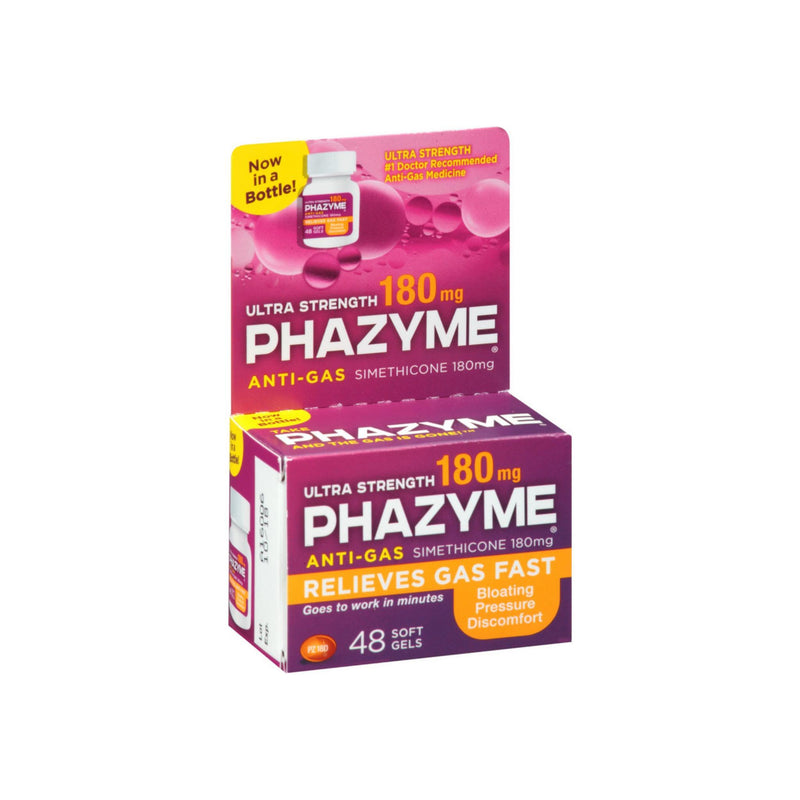 Phazyme Ultra Fuerza 180 mg Softgels