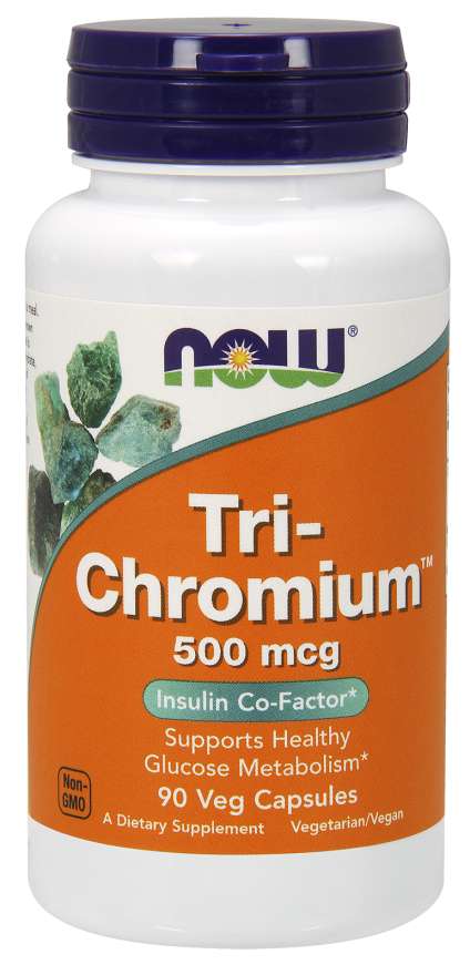 Ahora tri-cromo 500mcg con canela
