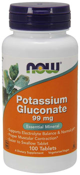 Ahora gluconato de potasio 99mg 100 tabletas