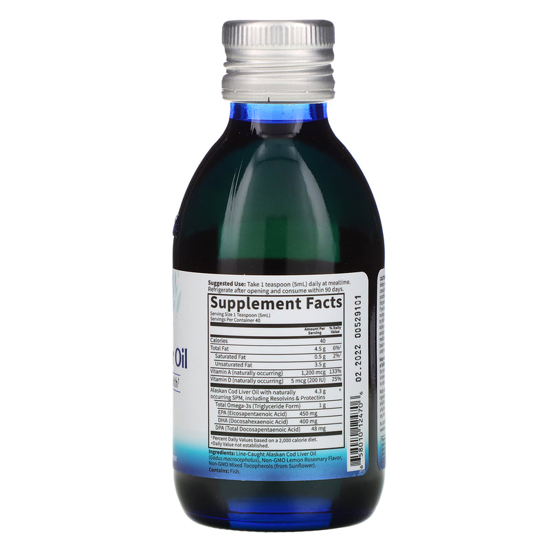 Garden Of Life Alaskan Cod Liver Oil 6.76 Oz