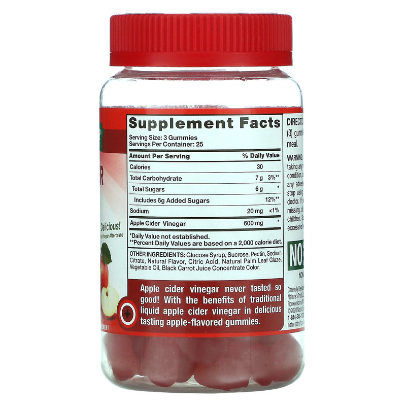 Nature's Truth Apple Cider Vinegar 1200 mg