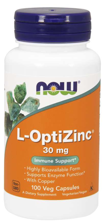 Now L-Optizinc(R) 30mg + Copper