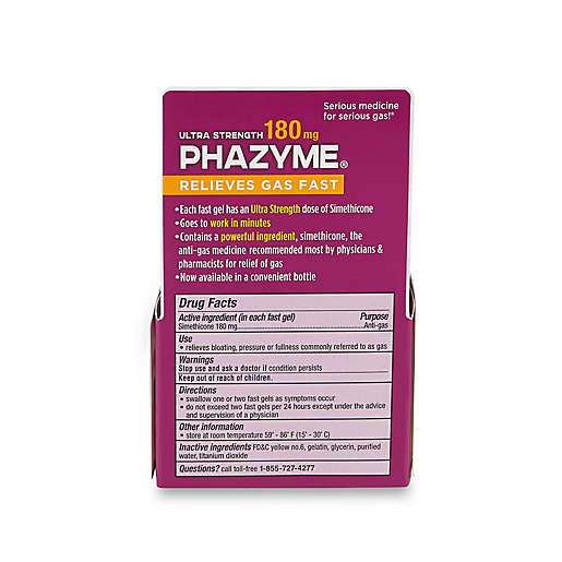 Phazyme Ultra Fuerza 180 mg Softgels