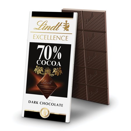 Lindt Chocolate Bar Dark Chocolate 70 Percent Cocoa Smooth, 3.5 Oz