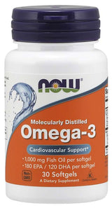 Ahora omega-3 1000mg 100 Softgels