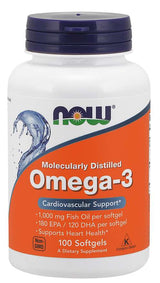 Ahora omega-3 1000mg 100 Softgels