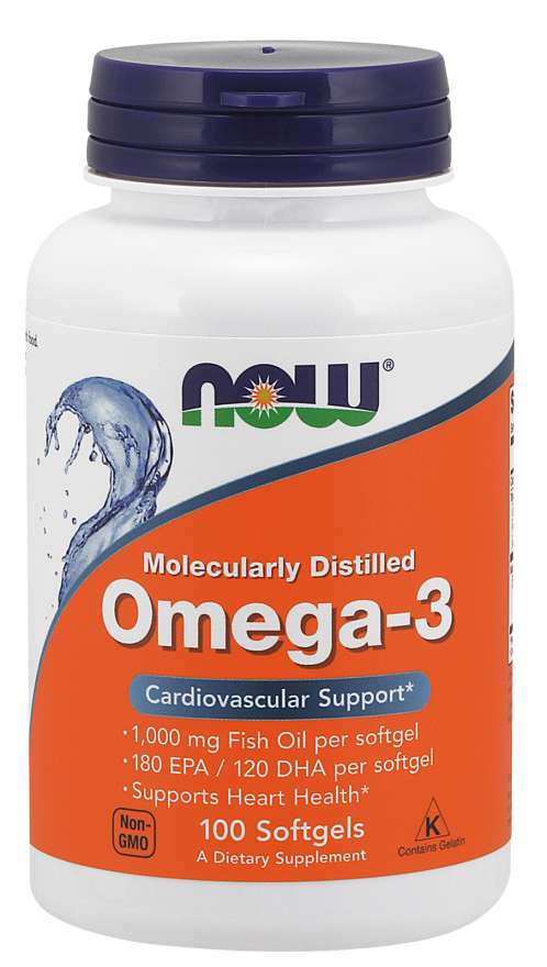 Ahora omega-3 1000mg 100 Softgels