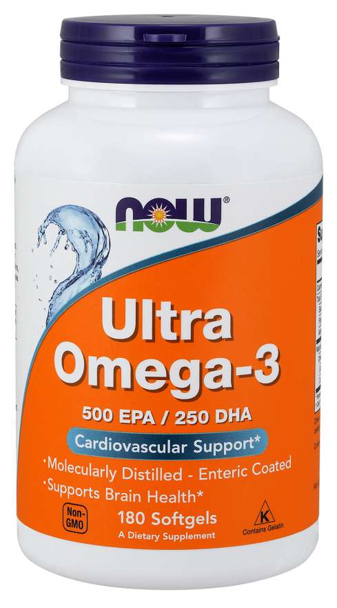Ahora Ultra Omega 3 Aceite de pescado 90 Softgels