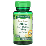 Nature's Truth Zinc with Vitamin C 50mg 120 Softgels
