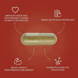 Natuvitz cápsulas de hierba de cabra cachonda