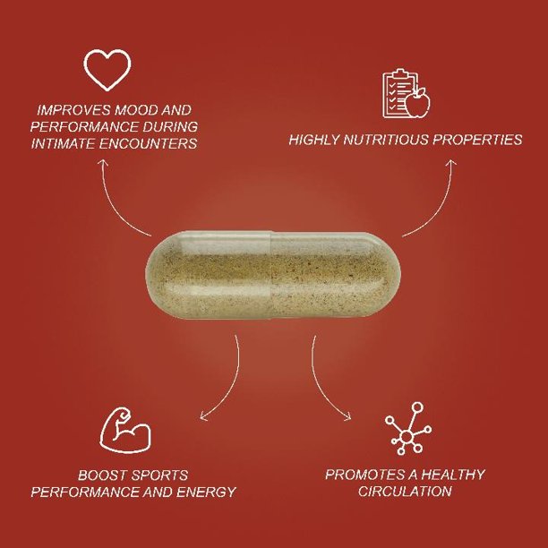 Natuvitz cápsulas de hierba de cabra cachonda