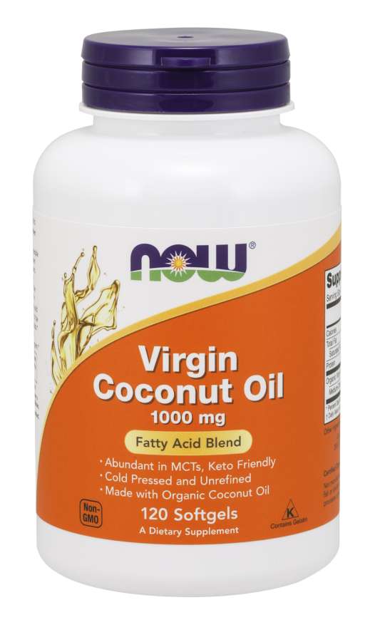 Ahora aceite de coco 1000 mg