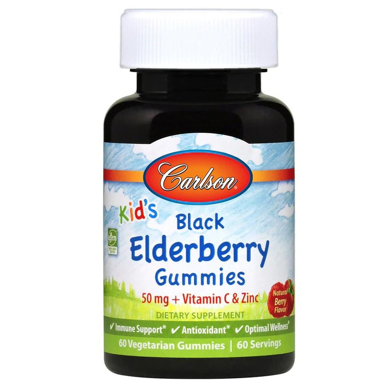 Carlson Kid's Black Elderberry Gommies