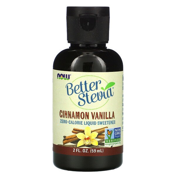 Ahora mejor stevia líquido 2 oz canela vainilla