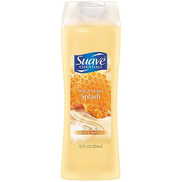Suave Naturals Creamy Body Wash Leche & Honey Splash 12 oz