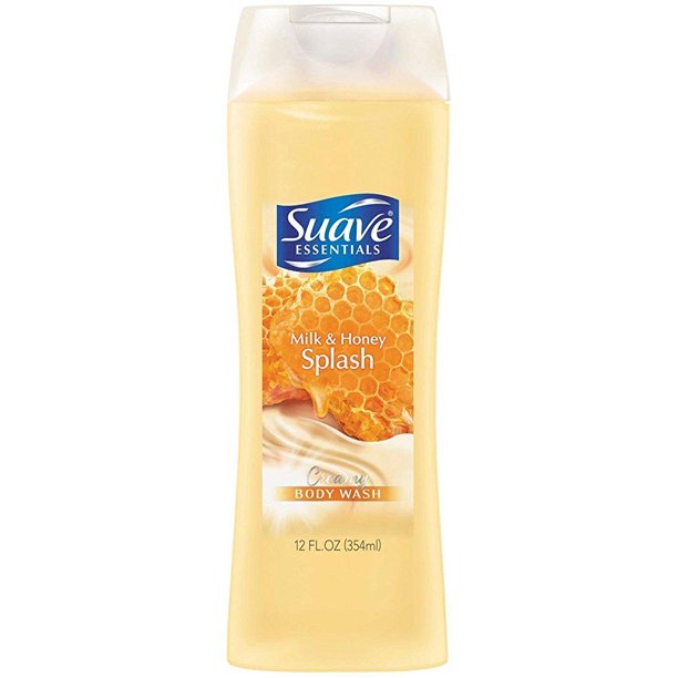 Suave Naturals Creamy Body Wash Milk & Honey Splash 12 oz