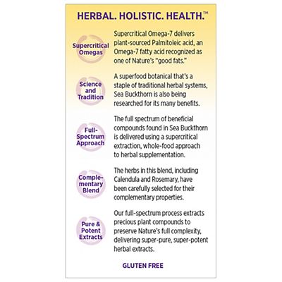 New Chapter Supercritical Omega 7 with Sea Buckthorn 30 Vegetable Capsules