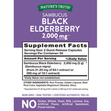 Nature's Truth Sambucus Black Elderberry 100 Capsules