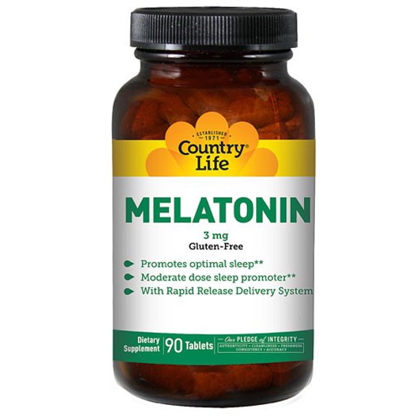 Country Life Biochem Melatonin 3 mg 90 tabletas