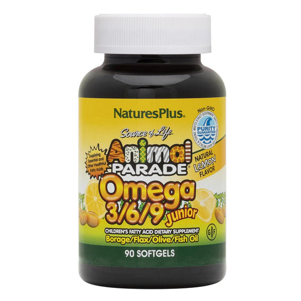 Nature's Plus Animal Parade Omega 3-6-9 Junior Softgels