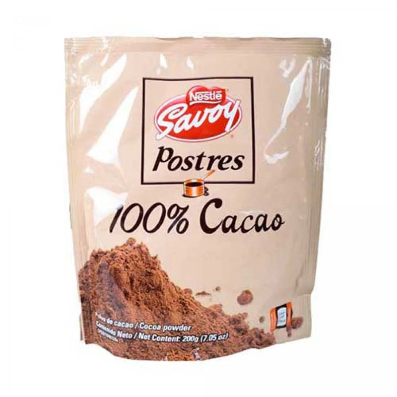 Savoy presenta al 100% de cacao en polvo 7.05 oz