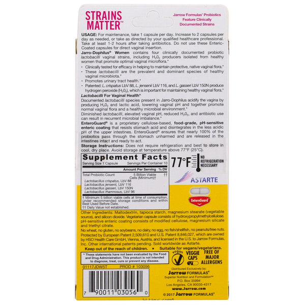 Jarrow Formulas Jarro-Dophilus Women Vaginal