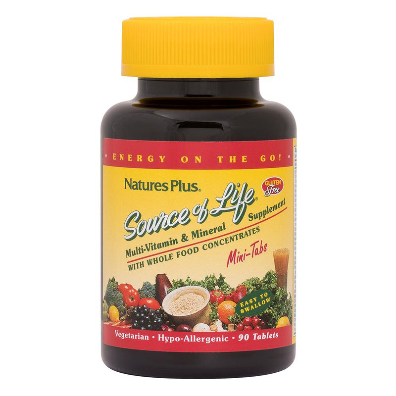 Nature's Plus Source of Life Multivitamin 90 Mini-Tabs