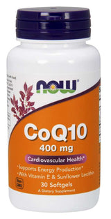 Now Coq10 400mg 30 Softgels