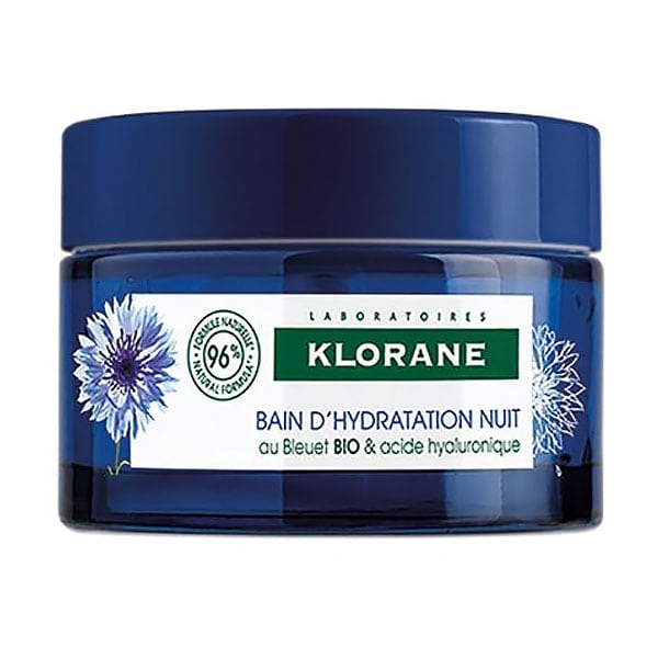 Klorane Revitalizing Water Sleeping Mask with Cornflower