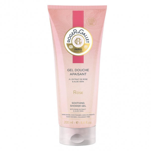 Roger y Gallet Rose Relajando gentil para mujeres, 6.6 oz
