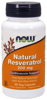 Ahora resveratrol natural 200mg