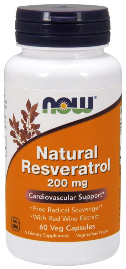 Ahora resveratrol natural 200mg
