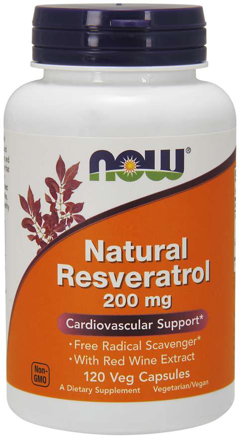 Ahora resveratrol natural 200mg