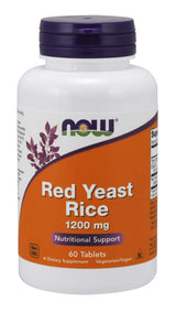 Now Red Yeast Rice Extract 1200mg 120 Tablets
