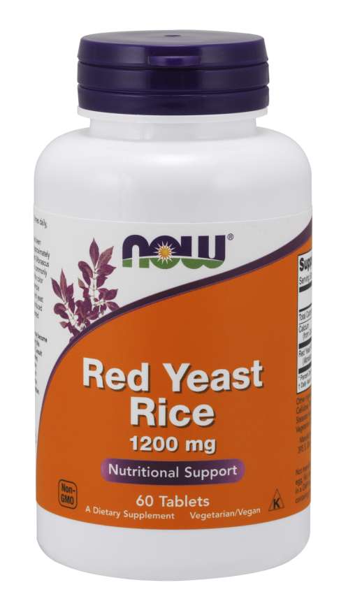 Now Red Yeast Rice Extract 1200mg 120 Tablets