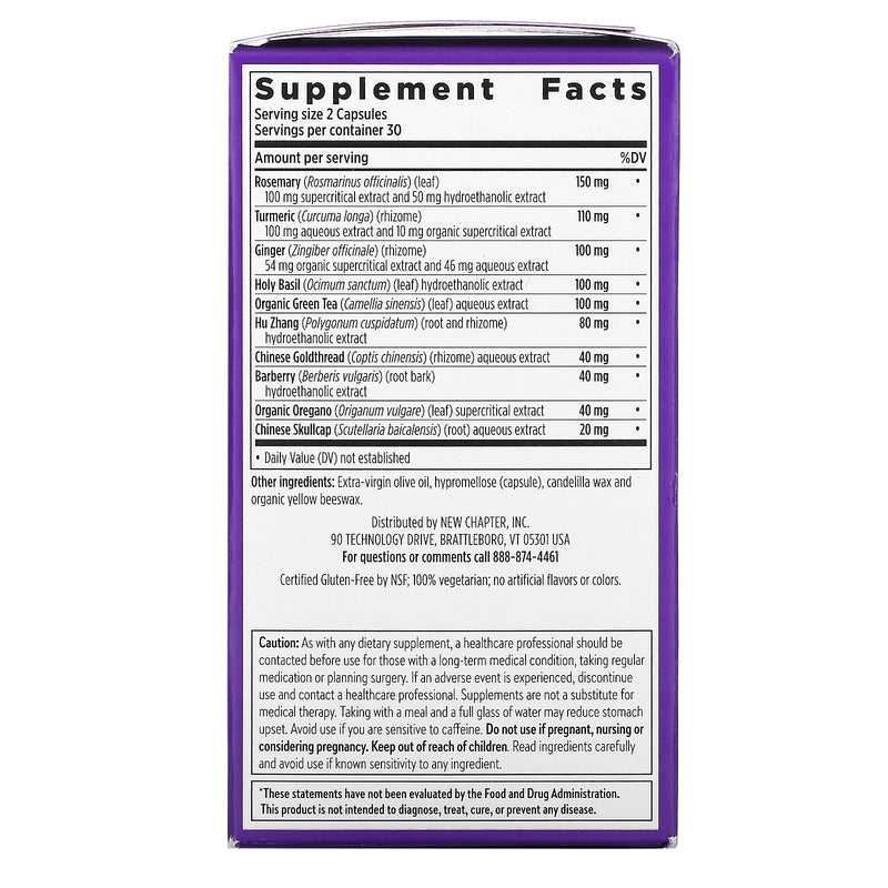 New Chapter Zyflamend 60 Liquid Capsules