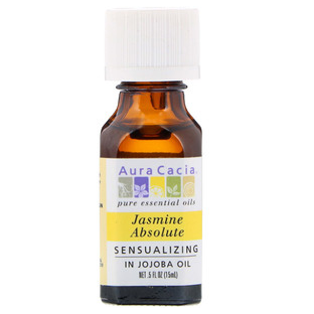 Aura Cacia Essential Jasmine Absolute 0.5 Oz