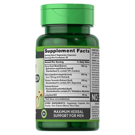 Nature's Truth Horny Goat Weed 60 Capsules