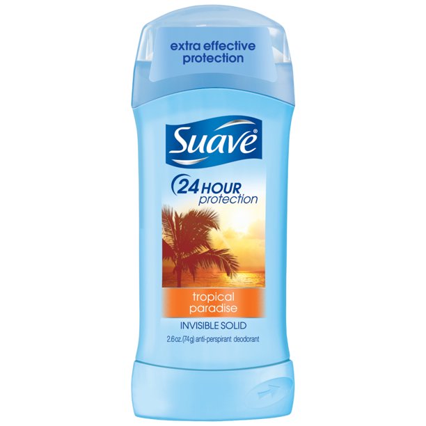 Suave Deodorant 24H Tropical Paradise Solid 2.6Oz