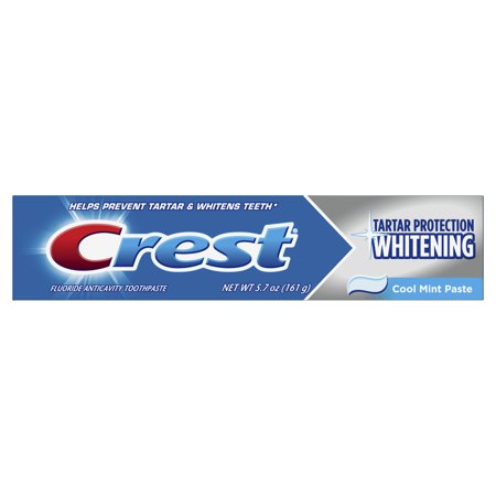 Crest Tartar Protection Whitening Cool Mint Flavor Toothpaste. 5.7 OZ