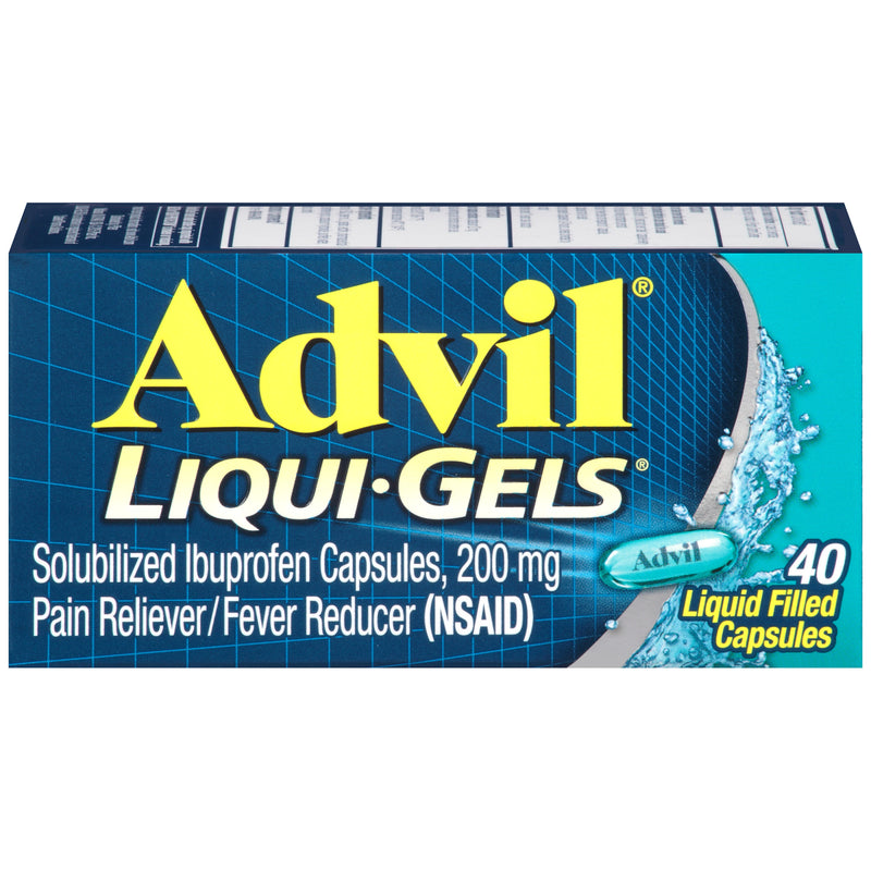 Advil Ibuprofen Liqui Gel 200mg 40 Cápsulas