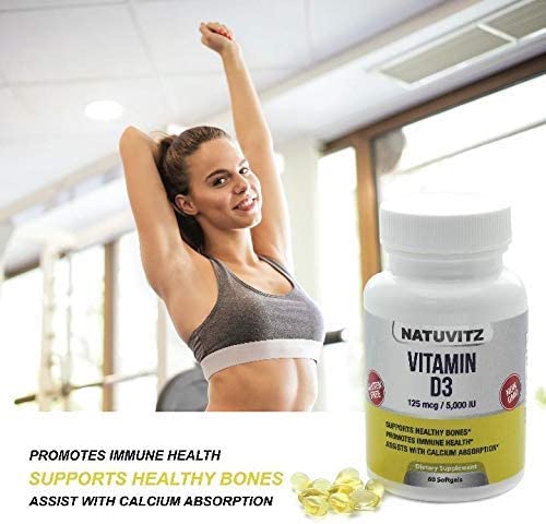 Natuvitz Vitamina D3 5000iu Softgels
