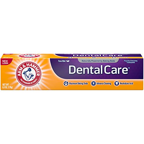 Arm & Hammer Dental Care Fluoride Toothpaste, Advance Cleaning, Maximum Strength, Fresh Mint. 6.30 OZ