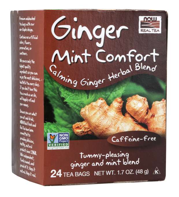 Now Ginger Mint Comfort Tea Bags