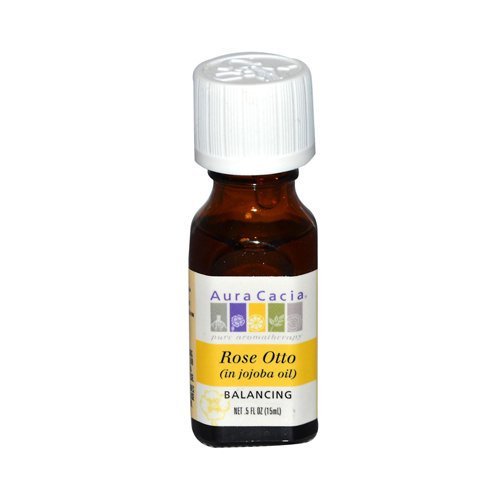 Aura Cacia Essential Rose Otto 0.5 Oz