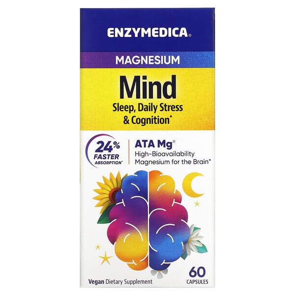Enzymedica Magnesium Mind 60 Cápsulas