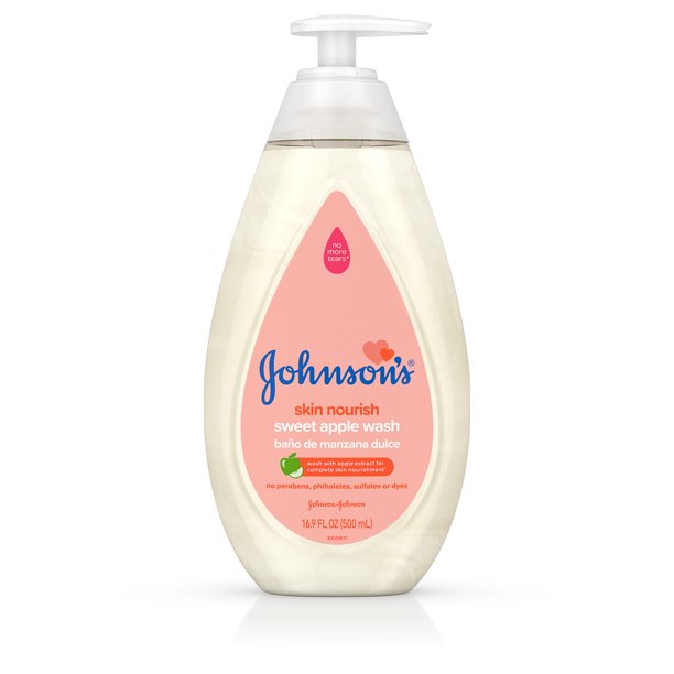 JOHNSONS SKIN NOURISH SWEET APPLE WASH 16.9 Oz